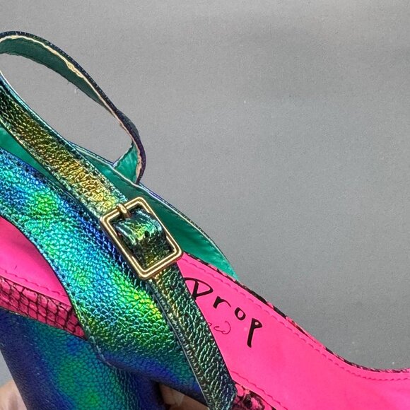 Lemon Drop by Privileged Iridescent Platform Heels – Size 7,5 - Picture 6 of 11